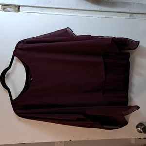 Purple AB Studio short sleeve size 1X